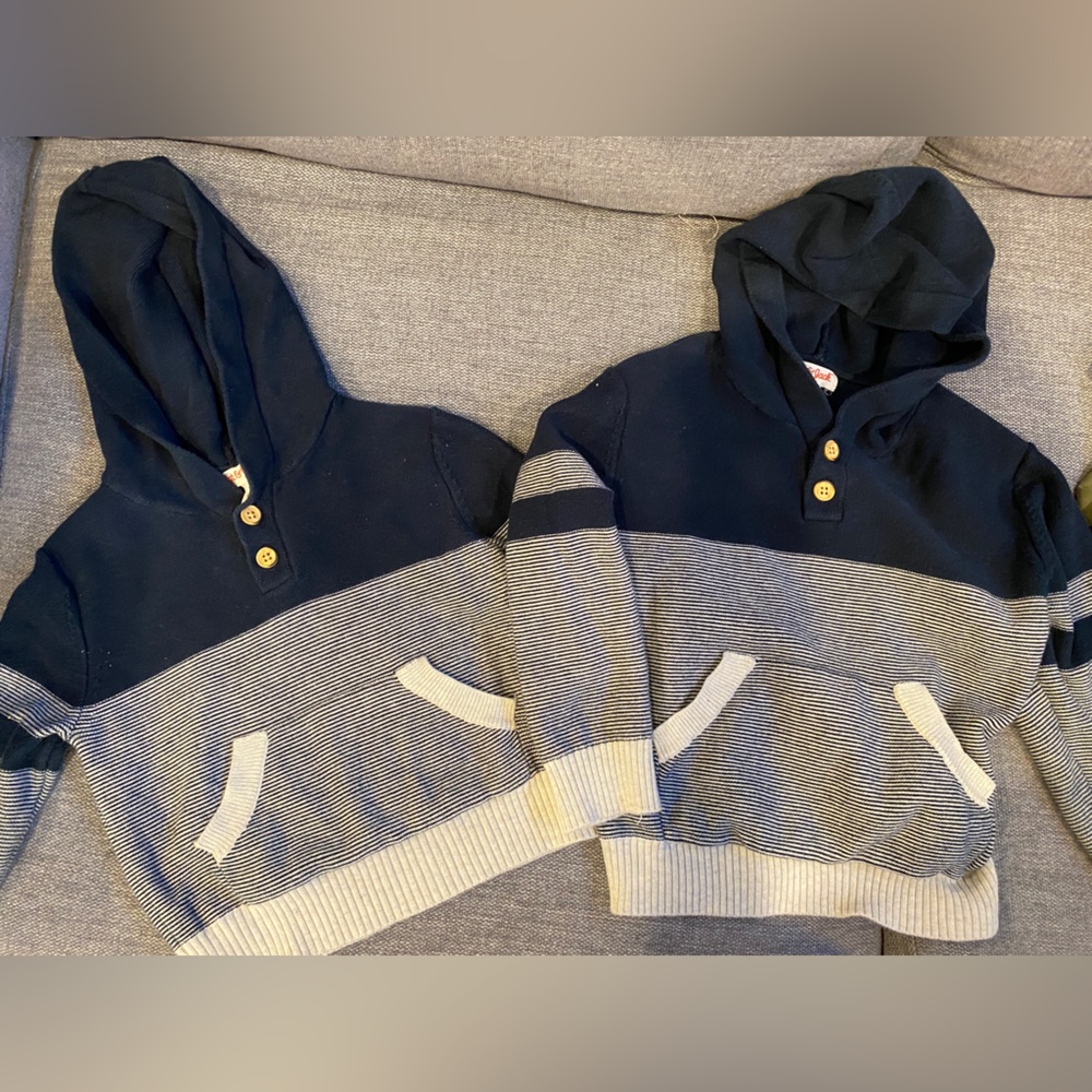 18Months and 4T matching sweaters